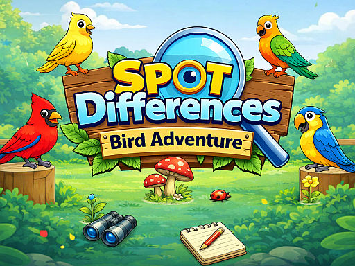 Play Spot Differences Bird Adventure
